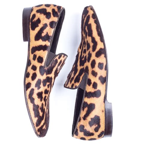 ysl leopard print loafers|ysl loafers.